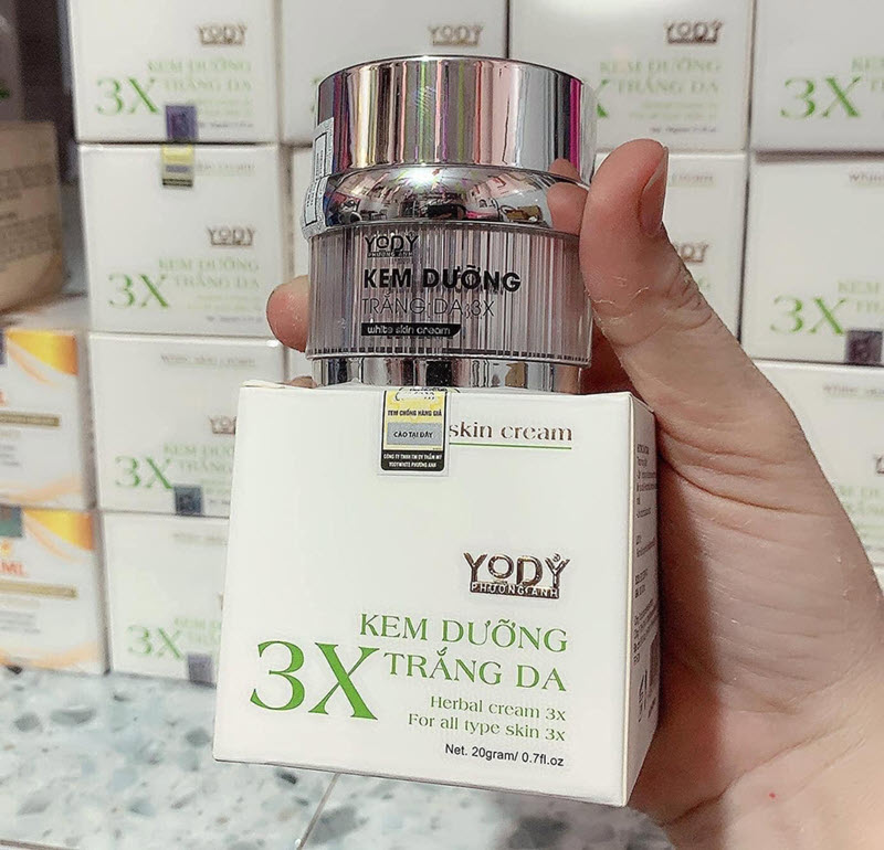 Kem face 3X Yody White Phương Anh - Kem dưỡng trắng da ban ngày Kem face 3X Yody White Phương An