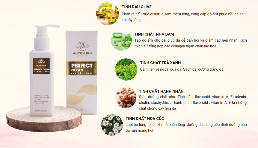 Kem tẩy lông Huyền Phi chính hãng Kem tẩy lông Huyền Phi chính hãng