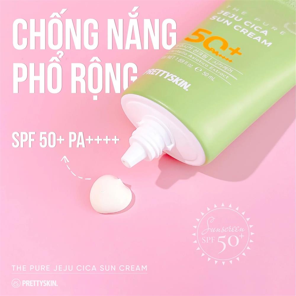 Nước tẩy trang rau má Prettyskin The Pure Jeju Cica Cleansing Water