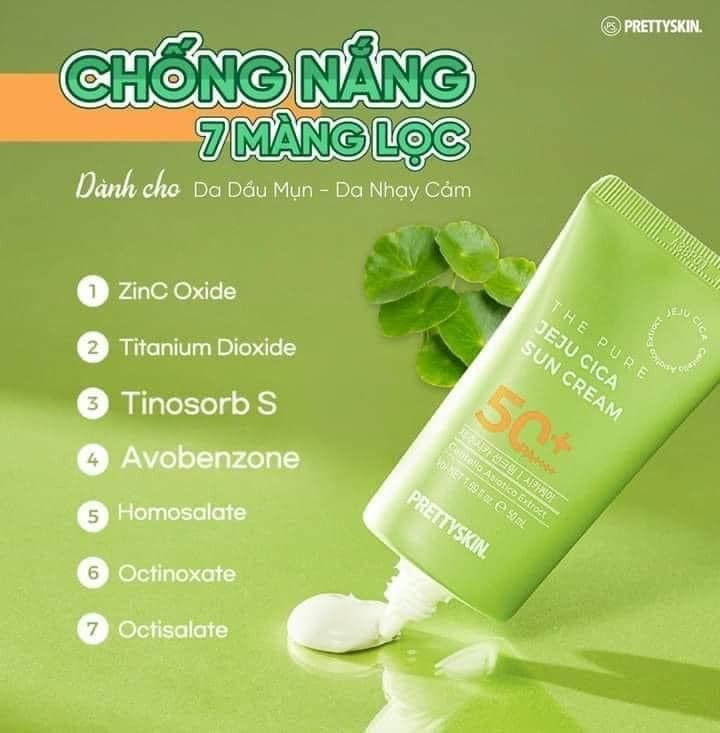 Nước tẩy trang rau má Prettyskin The Pure Jeju Cica Cleansing Water