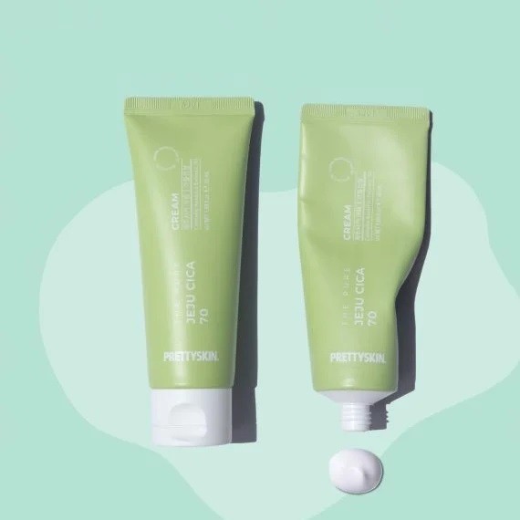 Kem dưỡng rau má Pretty Skin Cica 30 Days All In One Cream