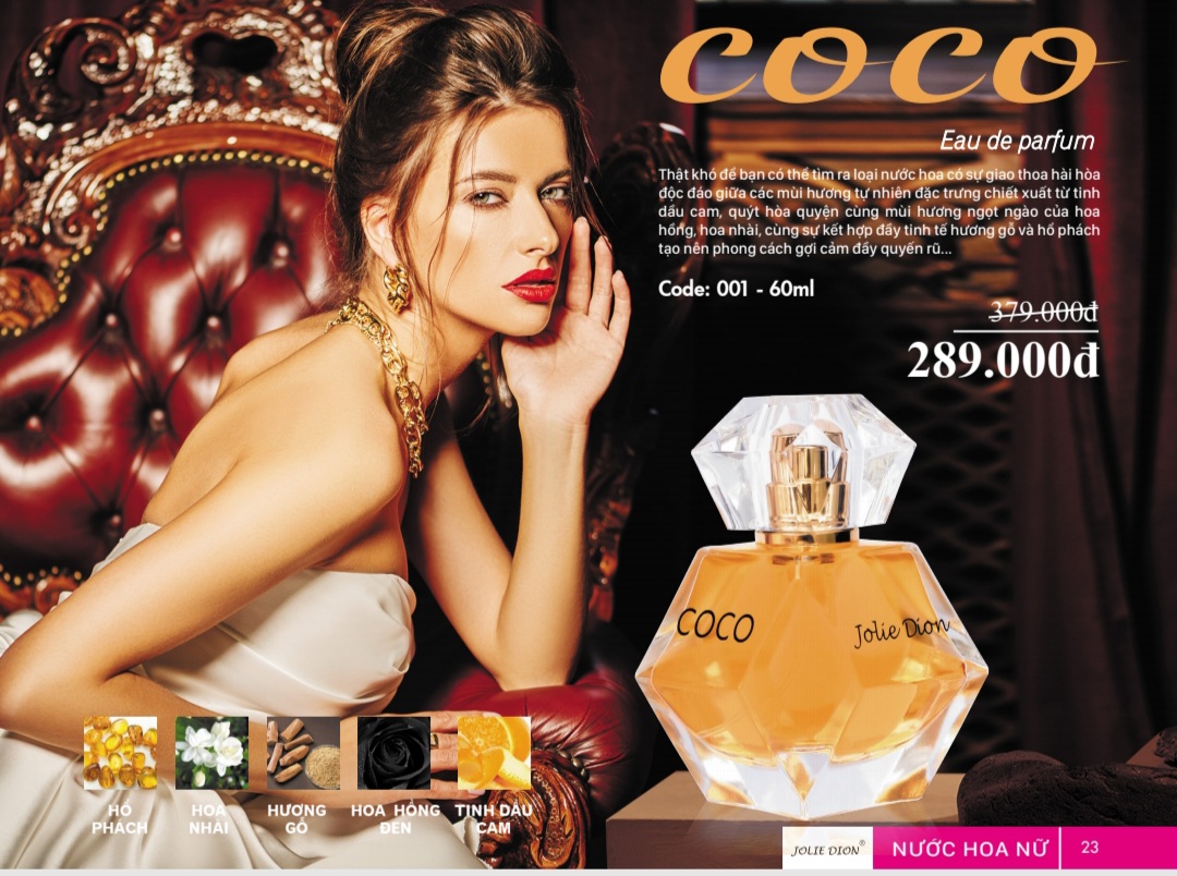 Nước Hoa nữ CoCo Jolie Dion