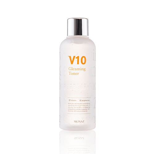 Tẩy Trang Skinaz V10 Gleaming Toner (Cải thiện da xỉn màu và nhược điểm của da bằng cách tái tạo làn da thực sự)
