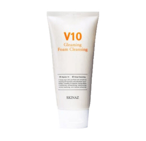 Sữa Rửa Mặt V10 Gleaming Foam Cleansing làm sạch da, tẩy trôi mọi lớp make-up