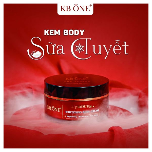 Kem Dưỡng trắng Toàn Thân Sữa Tuyết KBONE 100g