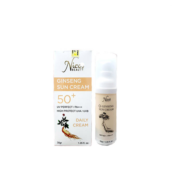 Kem Chống Nắng Rễ Sâm Đông Y - Nicos Beauty