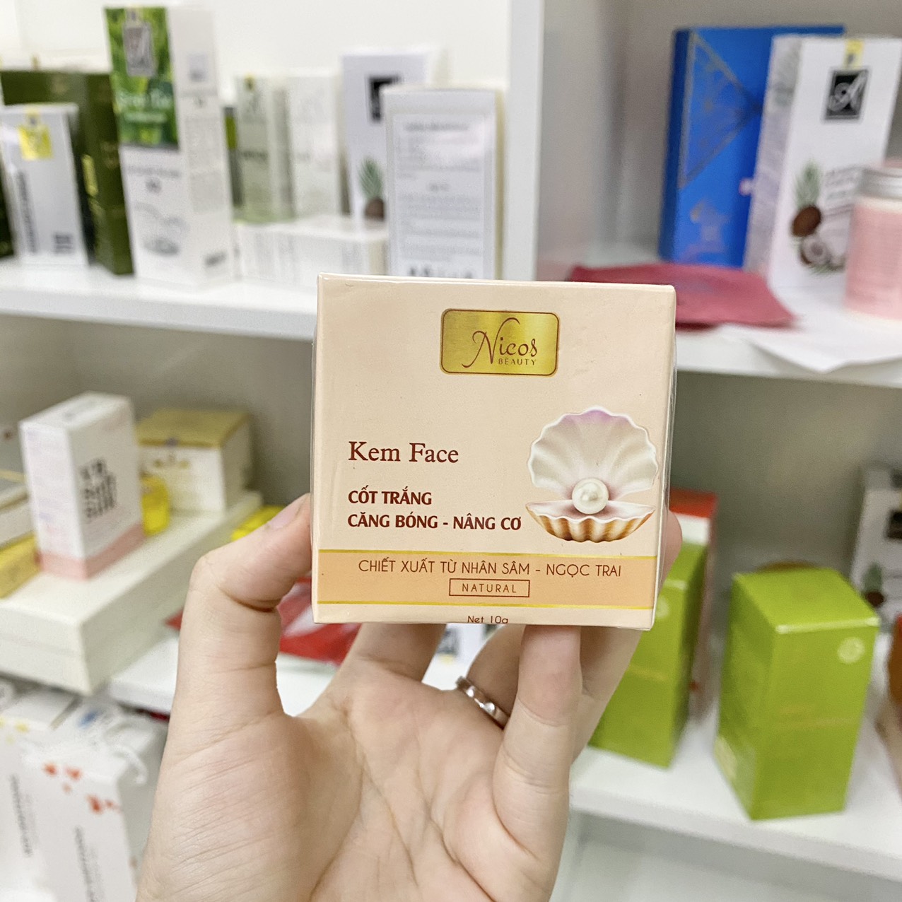 Kem face cốt trắng nâng cơ Nicos
