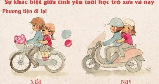 Sự khác biệt giữa tình yêu tuổi học trò xưa và nay