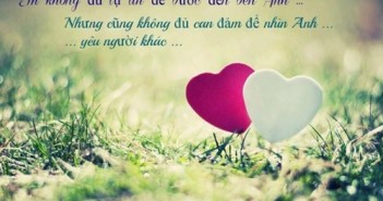 Những status buồn về tình yêu khi chia tay xúc động nhất hay nhất