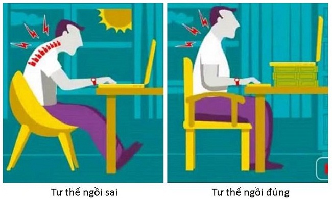 Đây mới là tư thế chuẩn khi ngồi máy tính
0