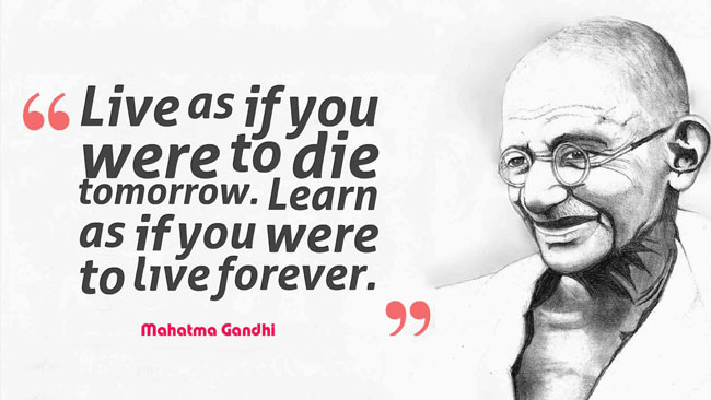 30 triết lý sống bất hủ của Thánh Mahatma Gandhi
1