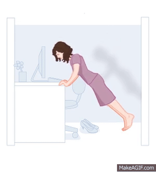 Giảm mệt mỏi khi ngồi máy tính bằng vài động tác đơn giản
15