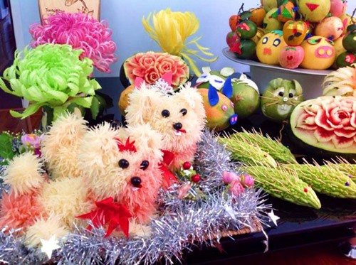 Trang trí mâm ngũ quả Trung thu với 7 cách tạo hình từ quả bưởi
6
