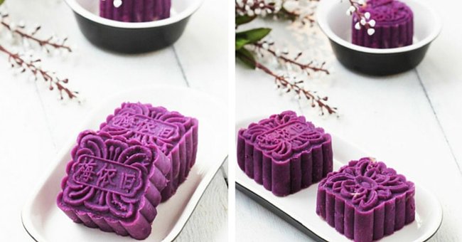 Cách làm bánh Trung thu khoai lang tím cho người sợ béo
7