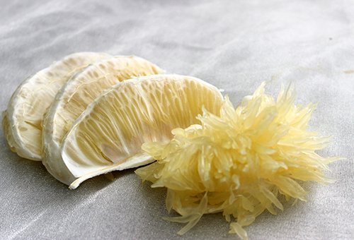 Cách làm chó bông bằng bưởi trang trí mâm ngũ quả Trung thu
1