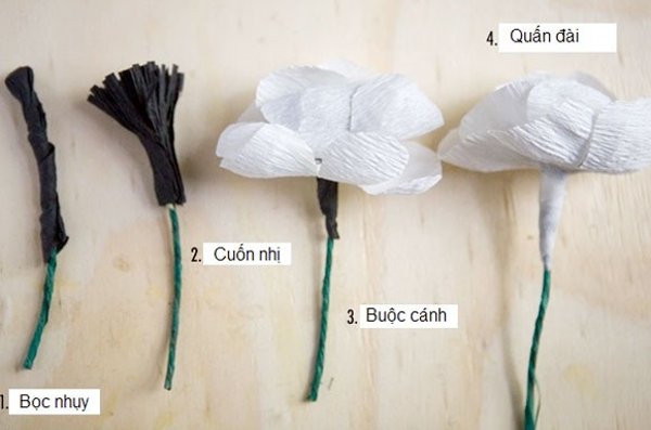 Cách làm bó hoa poppy giấy tuyệt đẹp cho ngày 20 – 10
5