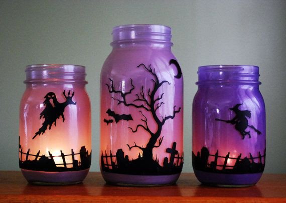 Cách trang trí halloween ấn tượng bằng chai lọ cũ
11