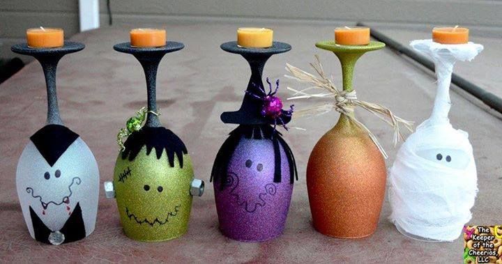 Cách trang trí halloween ấn tượng bằng chai lọ cũ
14