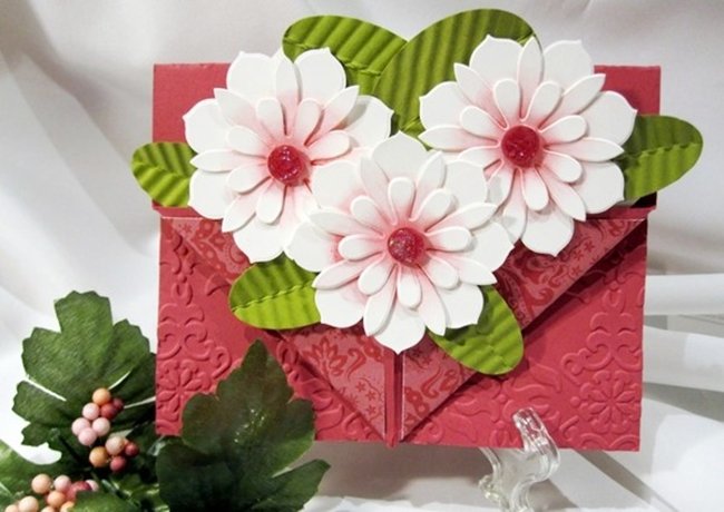 Khéo tay làm thiệp hoa nổi 3D tuyệt đẹp cho ngày 20 – 10
4