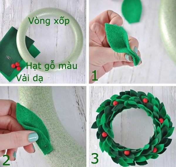 6 cách đơn giản làm vòng nguyệt quế giáng sinh trang trí
0
