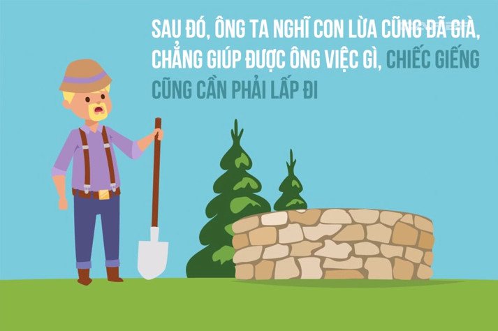 Câu chuyện con lừa già và bài học cuộc sống đáng suy nghĩ
4