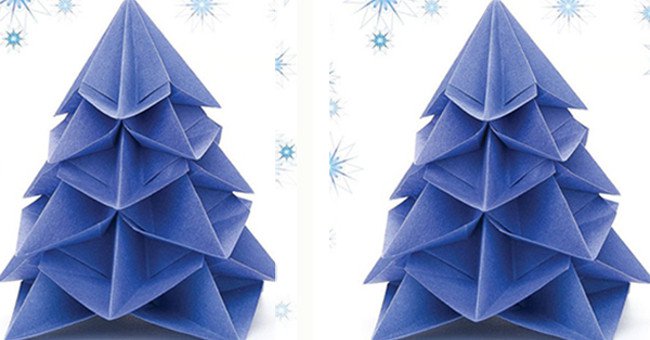 6 cách gấp cây thông Noel giấy theo phong cách origami để trang trí và làm quà tặng
8