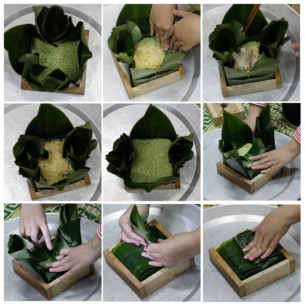 Hướng dẫn cách gói bánh chưng truyền thống vuông, đẹp cho ngày Tết
16