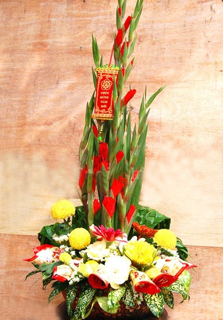 
                        Các mẫu cắm hoa độc đáo để bàn ngày Tết phát tài, phát lộc
                     0