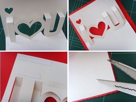 Làm thiệp nổi 3D dành tặng người yêu trong ngày Valentine
2