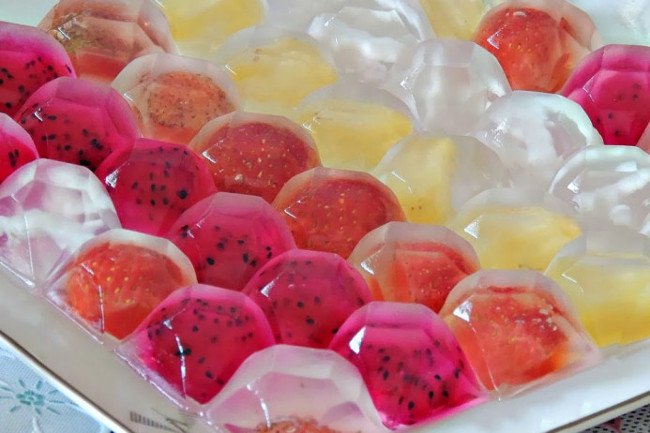 Thạch bi hoa quả, món ngon thanh mát mùa hè
0