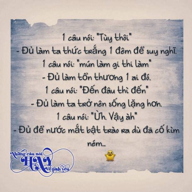 Những stt buồn chán khi chia tay người yêu trên facebook 3