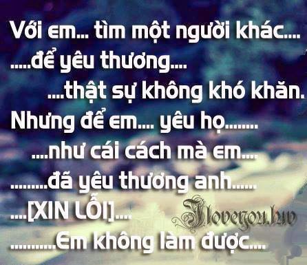 Những stt buồn chán khi chia tay người yêu trên facebook 5