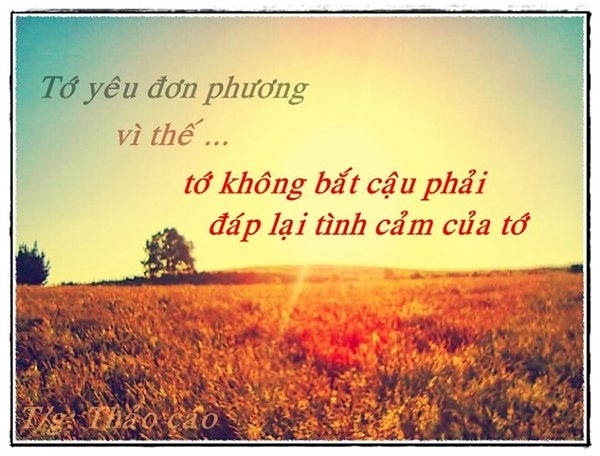 Những câu stt hay và ý nghĩa về tình yêu đơn phương buồn trên facebook 2