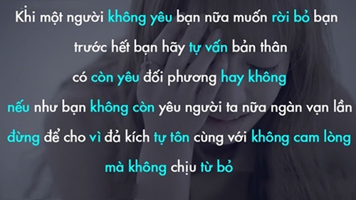 Những status buồn về tình yêu khi chia tay ấn tượng nhất 3
