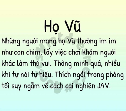 Bói tử vi 2016 theo họ bá đạo cười muốn rụng rún 8