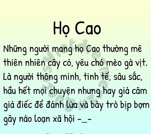 Bói tử vi 2016 theo họ bá đạo cười muốn rụng rún 11