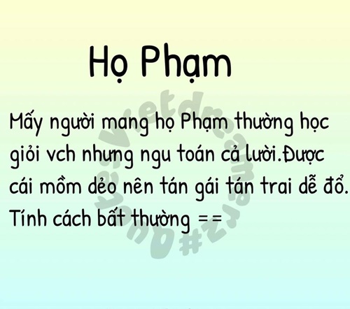 Bói tử vi 2016 theo họ bá đạo cười muốn rụng rún 32