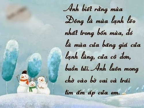 Những câu nói hay về mùa đông lạnh giá buồn tủi ý nghĩa nhất 1