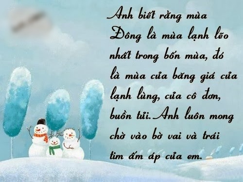 Những câu nói hay về mùa đông lạnh giá buồn tủi ý nghĩa nhất 5