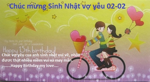 Những câu chúc mừng sinh nhật vợ hay ý nghĩa nhất 2