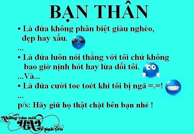 Những câu nói hay nhất về tình bạn thân thiết rất đúng và ý nghĩa 3