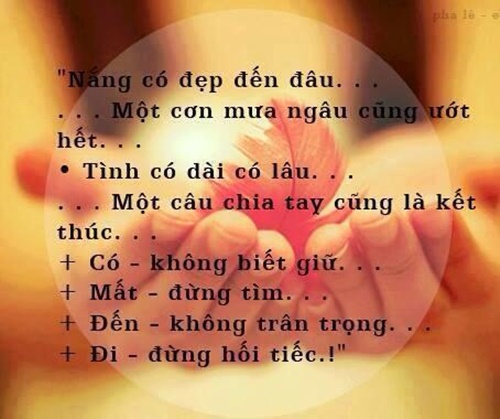 Những câu nói hay về tình yêu khi chia tay giúp bạn mạnh mẽ đứng lên bước tiếp 6