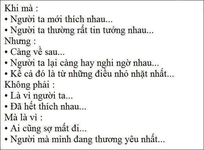 Những stt đểu, hay, độc, cực chất về tình yêu cười không nhặt được miệng 11