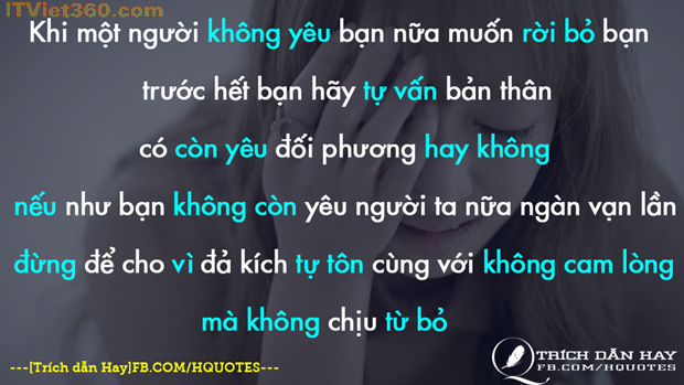 Những câu nói hay và ý nghĩa về tình yêu buồn tan vỡ giúp người đang thất tình vượt qua nỗi đau khi chia tay 13