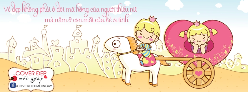 Những ảnh bìa về tình yêu đẹp dễ thương nhất cực kỳ đáng yêu trên facebook 11
