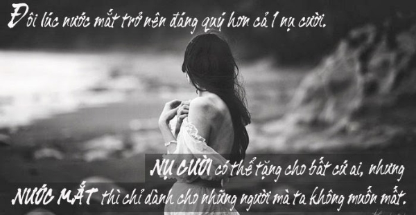 Những câu nói buồn về tình yêu tan vỡ khi chia tay trên facebook hay nhất 13
