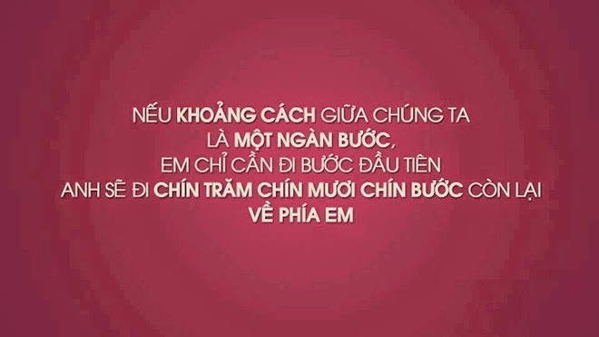 Tuyển tập những câu nói ngọt ngào và lãng mạn nhất cho người yêu nhau 0