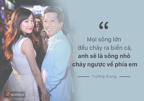 Những câu ngôn tình hay và ngọt ngào nhất của sao việt 9