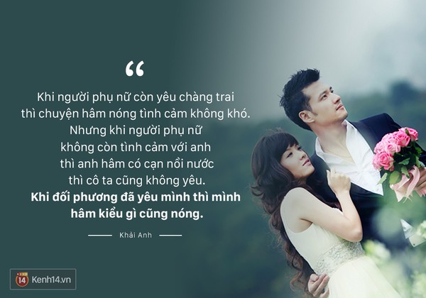 Những câu ngôn tình hay và ngọt ngào nhất của sao việt 12