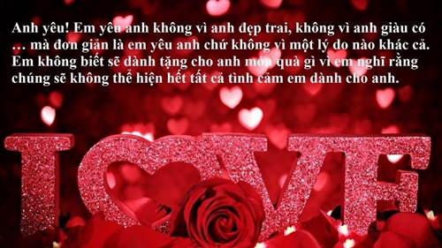 Lời chúc Valentine hay ngọt ngào cho người yêu vợ chồng 2